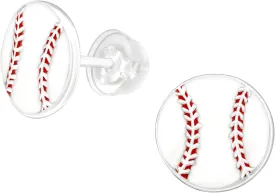925 Sterling Silver Children's Sports Stud Earrings
