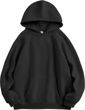 ANRABESS Women Hoodies Oversized Fleece Long Sleeve Comfy Casual Basic Pullover Sweatshirts 2025 Fall Outfits Y2K Clothes