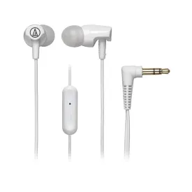 Audio-Technica ATH-CLR100iSWH in-ear headphones, white