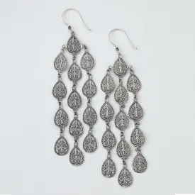 Bodhi Leaf Chandelier Earrings