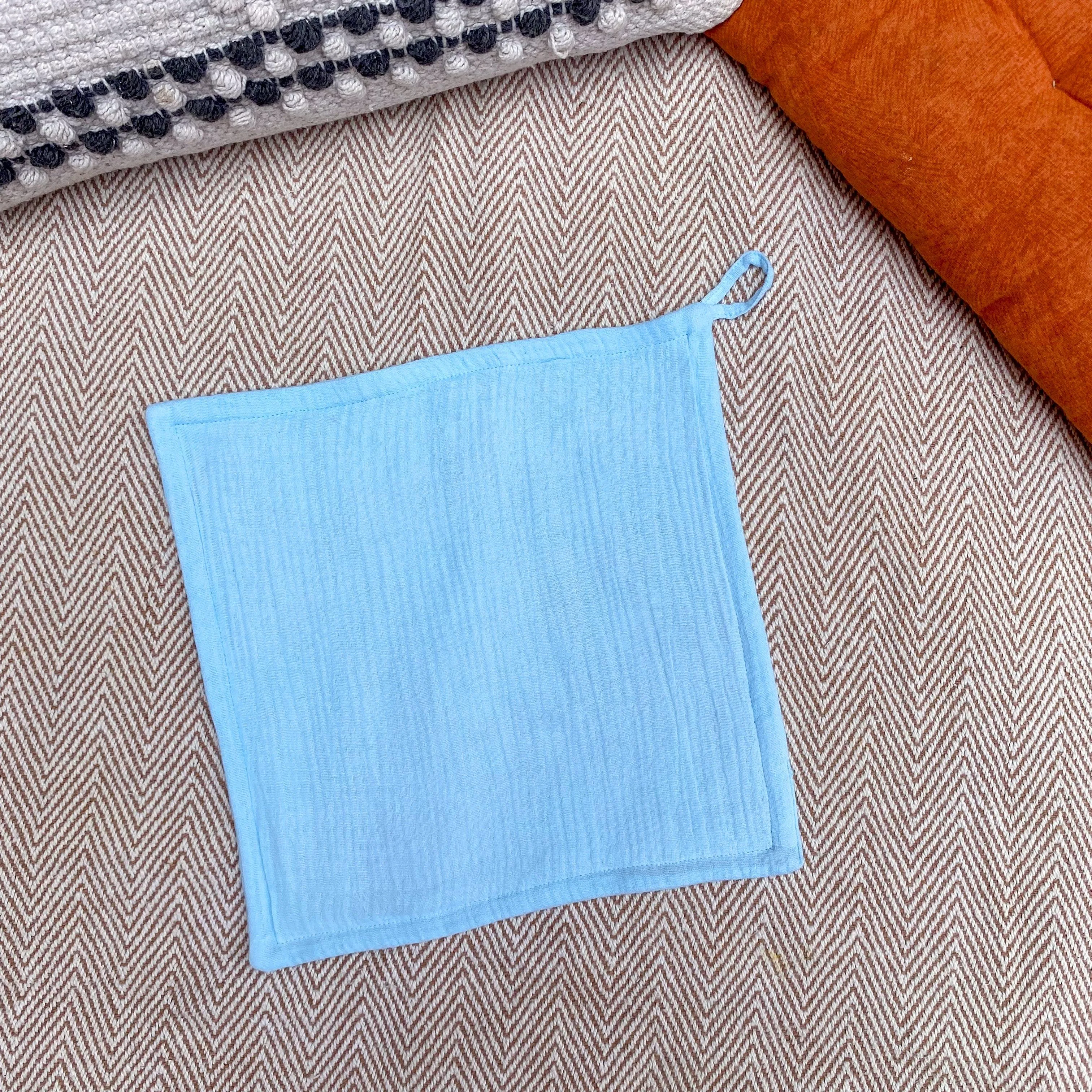 Crinkled Muslin Wash Clothes