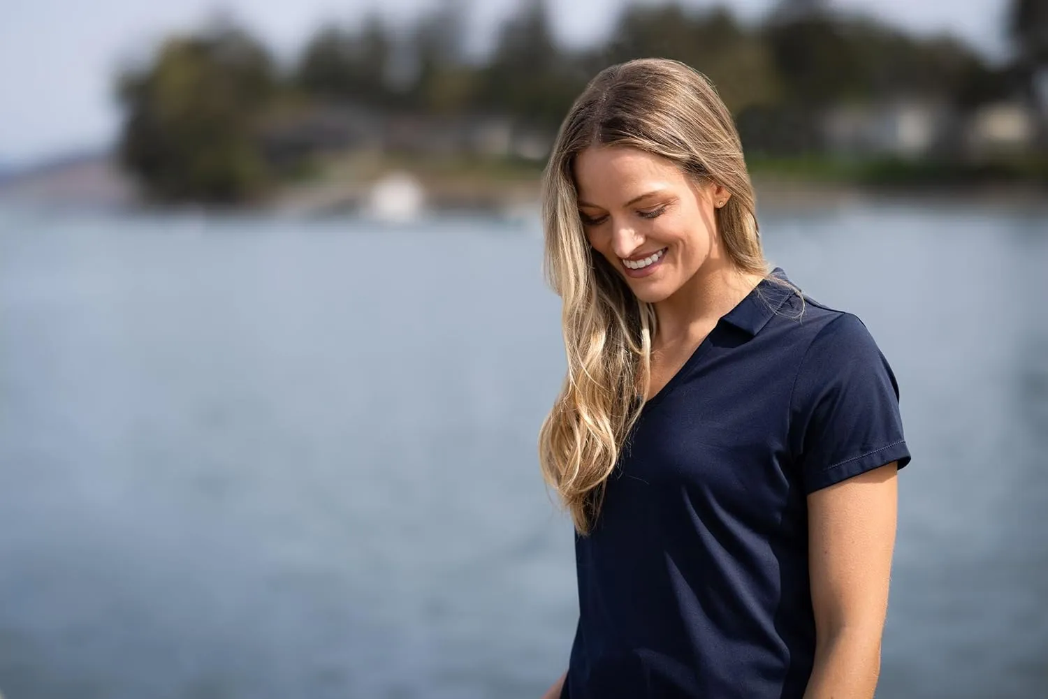 Cutter & Buck Daybreak Eco Recycled Womens V-Neck Polo
