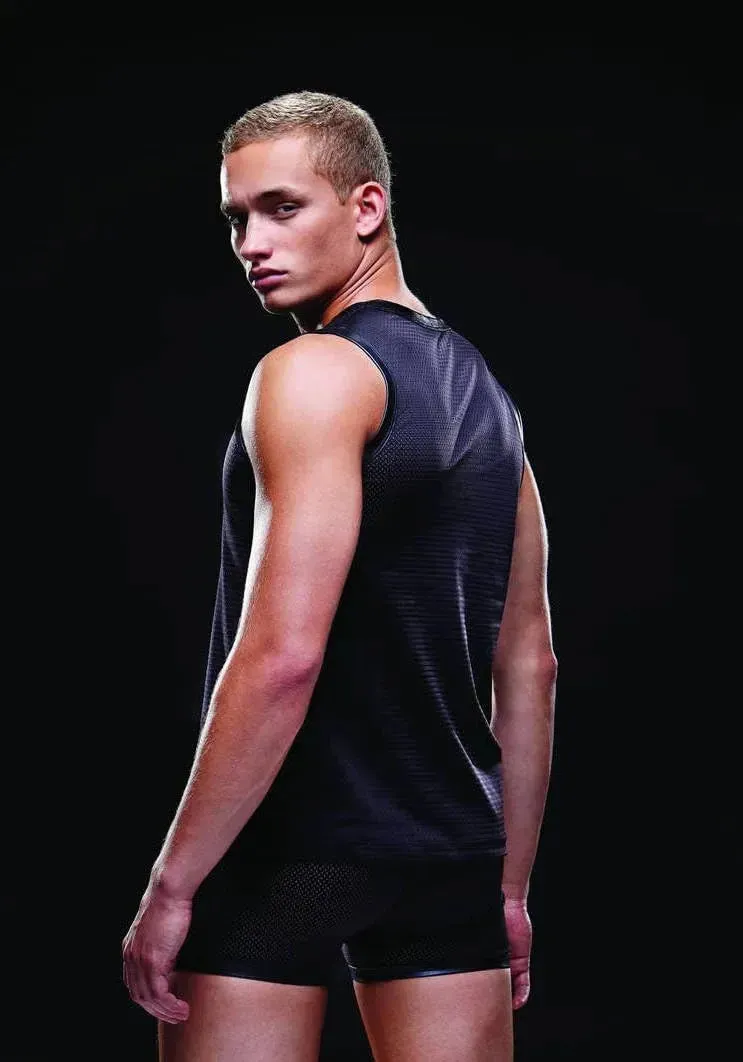 Envy Mens Wear – Athletic Tank Top Black