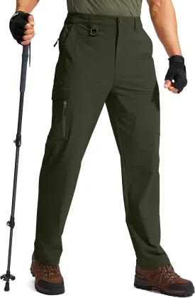 G Gradual Men's Hiking Cargo Pants Water Resistant Quick Dry Lightweight Outdoor Tactical Pants for Men with Multi Pocket