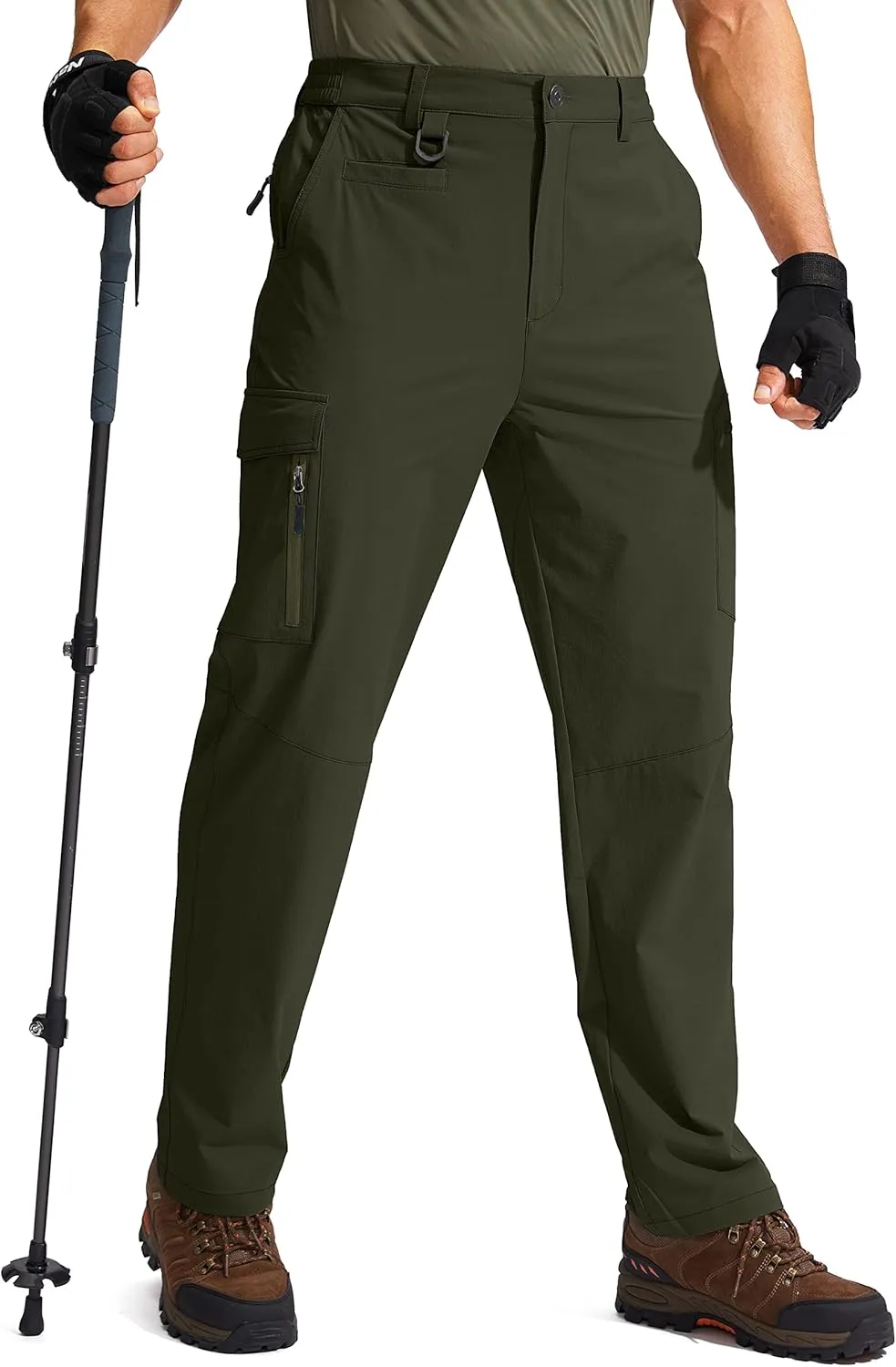 G Gradual Men's Hiking Cargo Pants Water Resistant Quick Dry Lightweight Outdoor Tactical Pants for Men with Multi Pocket