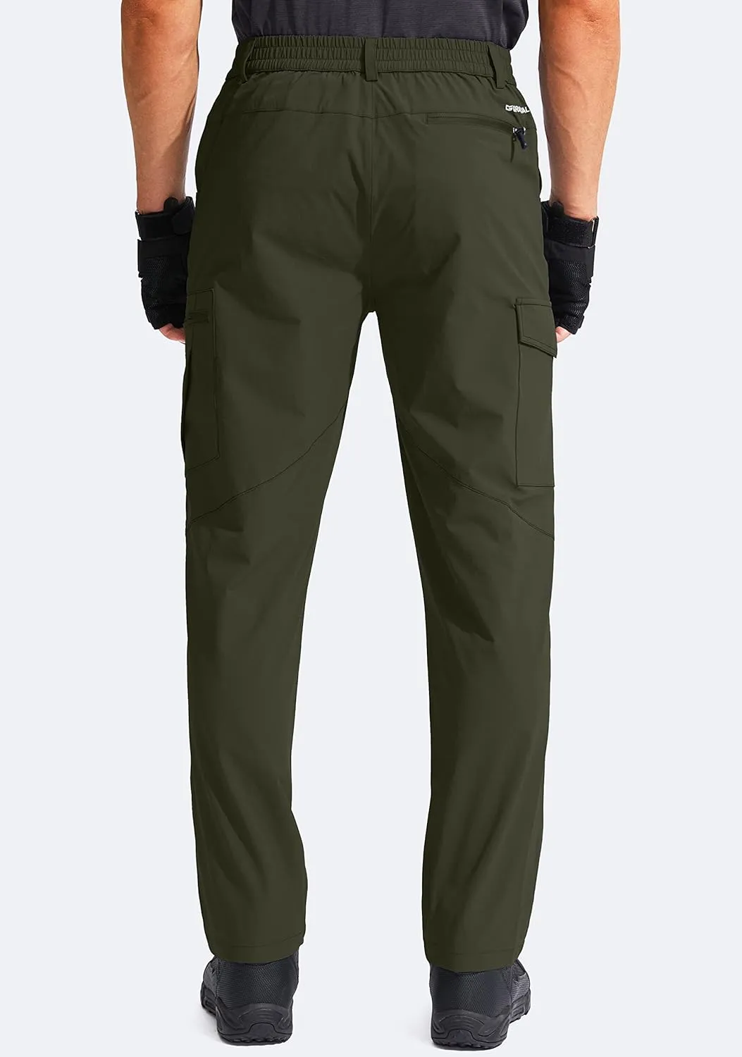G Gradual Men's Hiking Cargo Pants Water Resistant Quick Dry Lightweight Outdoor Tactical Pants for Men with Multi Pocket