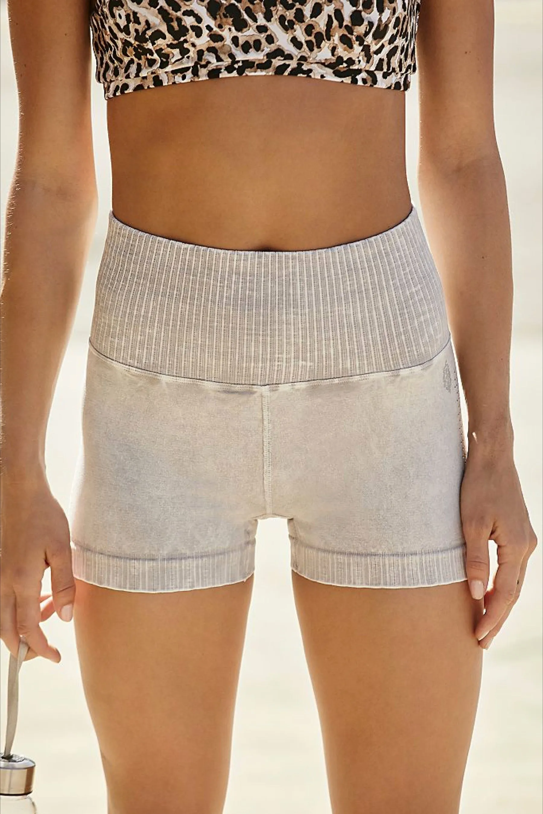 Ice Grey Good Karma Running Short