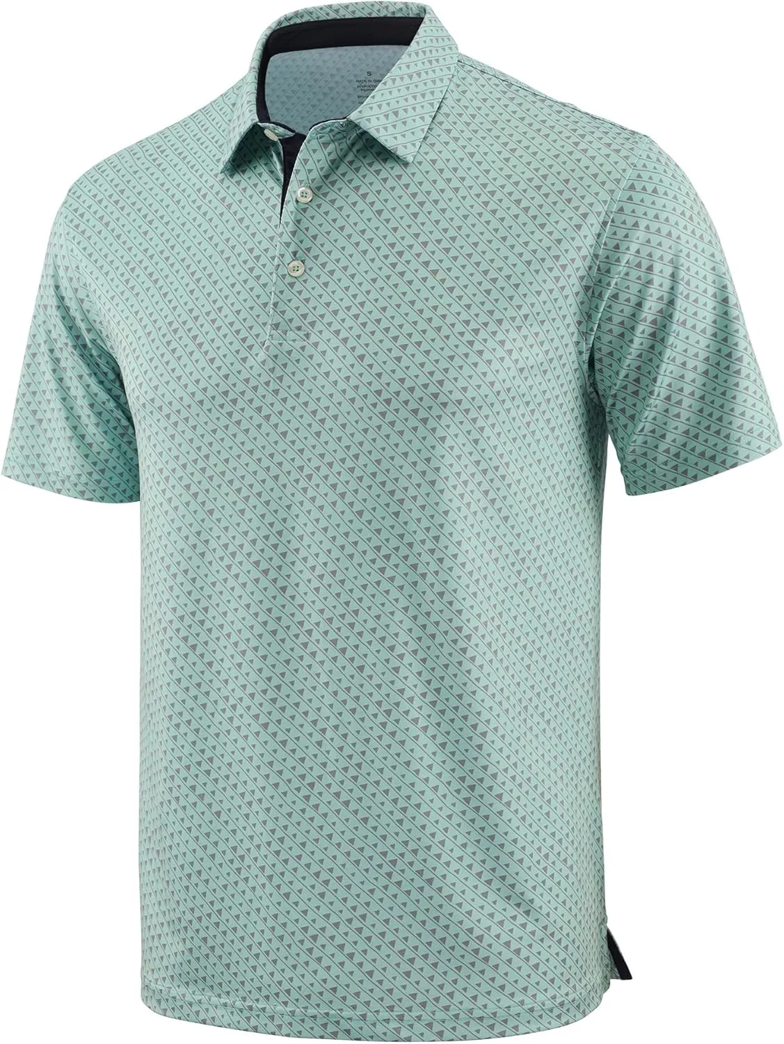 Men's Golf Polo Shirts Short Sleeve Moisture Wicking Quick Dry Fit Business Casual Performance Sports Shirt