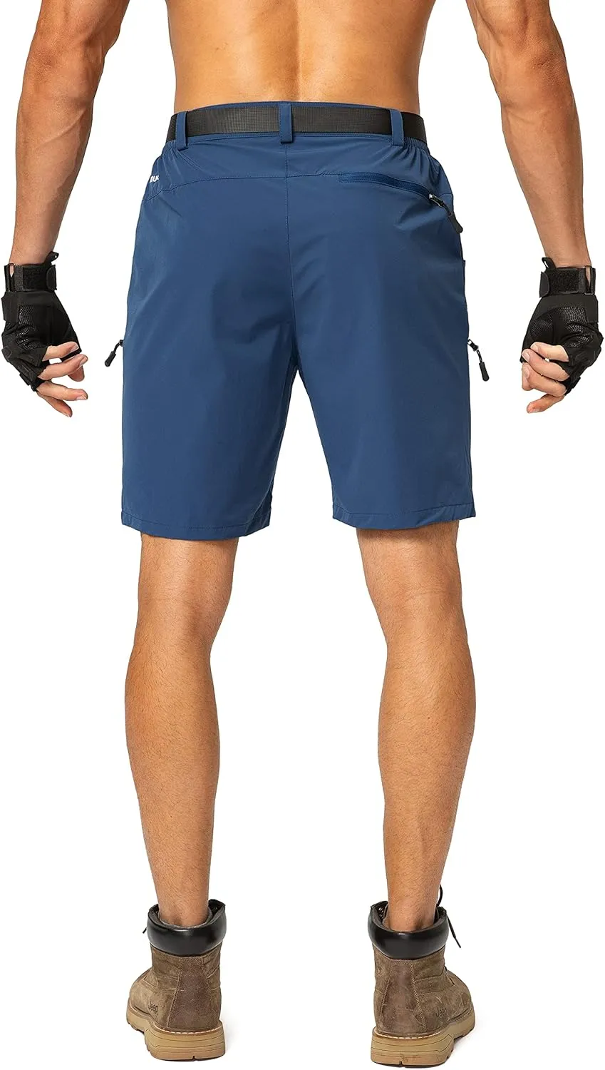Men's Hiking Cargo Shorts Stretch Quick Dry Outdoor Tactical Shorts for Men with Multi Pocket for Fishing Casual