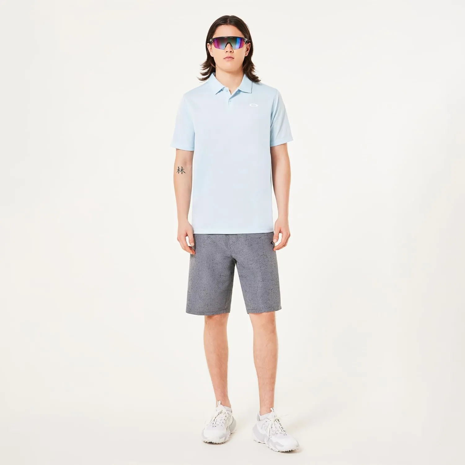 Oakley Men's Icon Thermonuclear Protect Recycled Polo Shirt