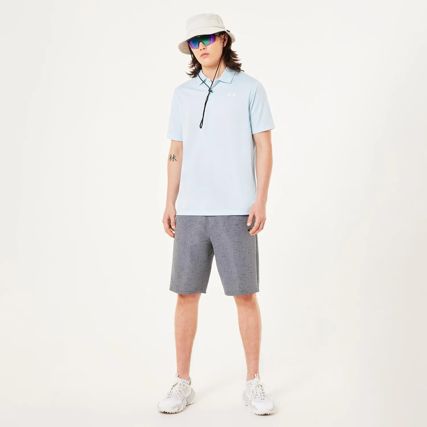 Oakley Men's Icon Thermonuclear Protect Recycled Polo Shirt