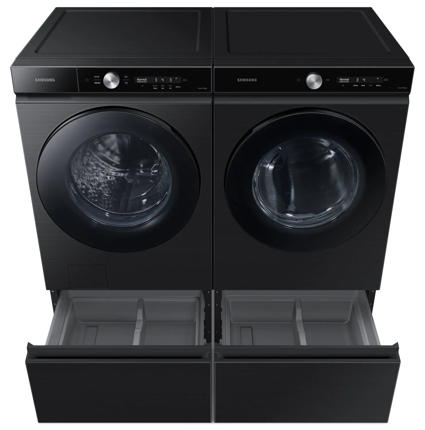 Samsung Bespoke 6.1 Cu. Ft. Front-Load Washer and 7.6 Cu. Ft. Electric Dryer - WF53BB8700AVUS /DVE53BB8700VAC