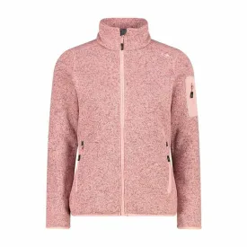 Women'S Sports Jacket Campagnolo Melange Knit-Tech Pink