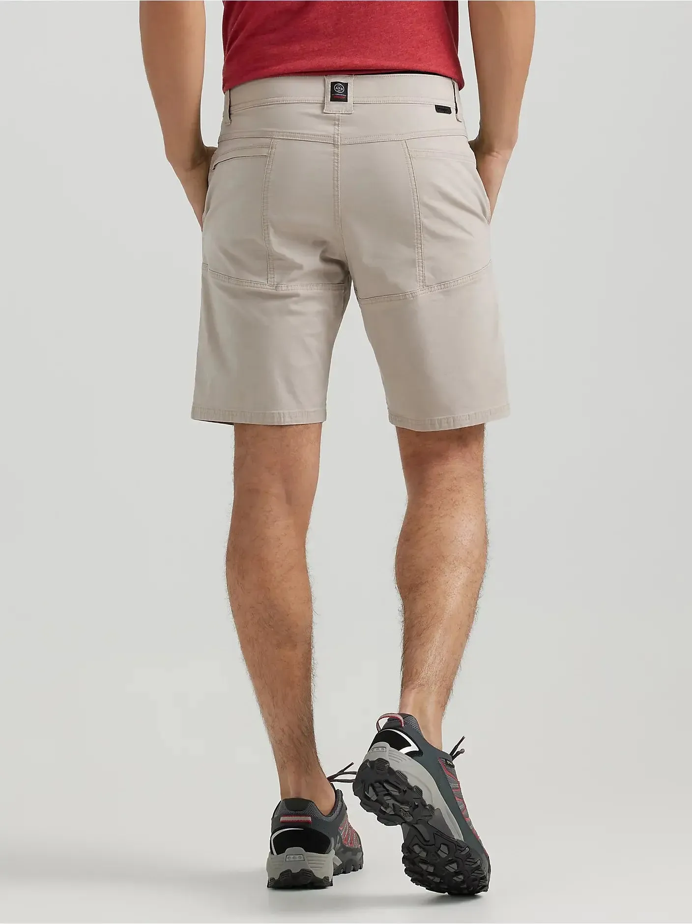 Wrangler Mens Taupe Side Pocket Utility Short